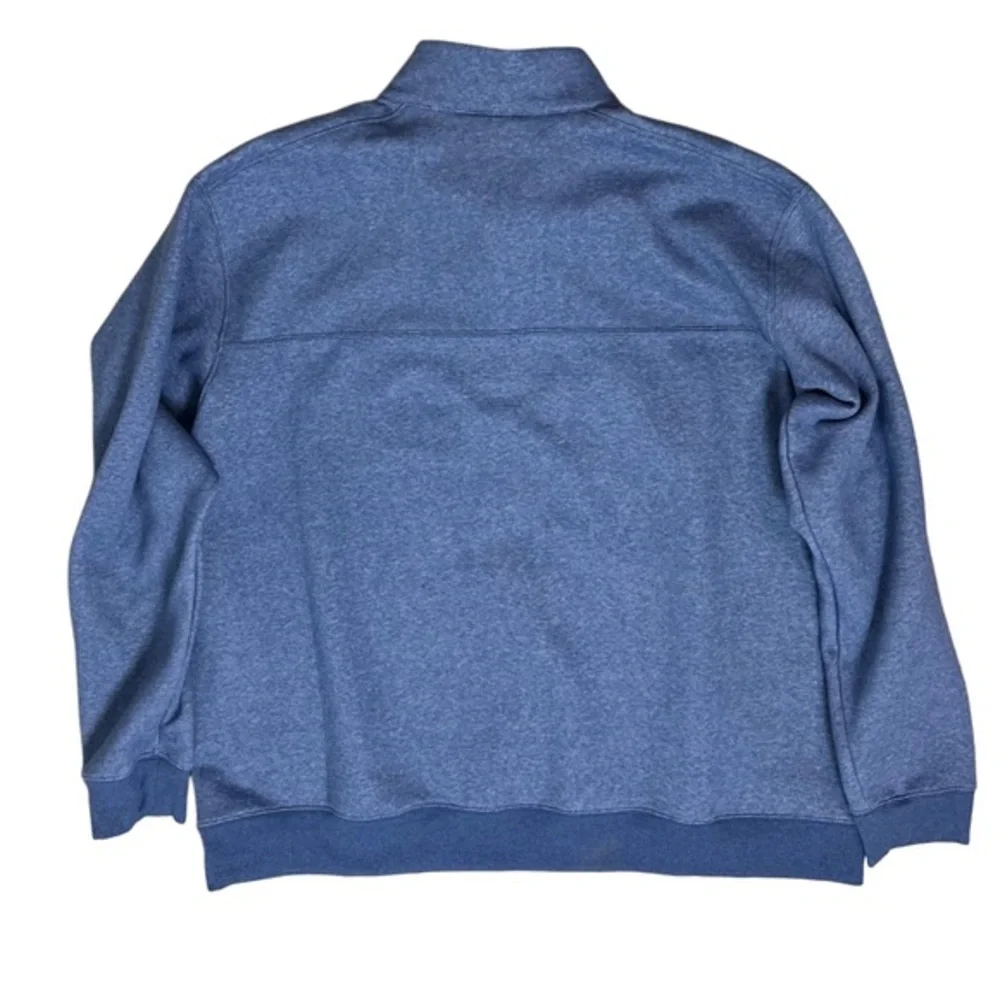 Columbia Men's Carbon Heather Blue Great Hart Mountain II Half‎ Zip 3XL